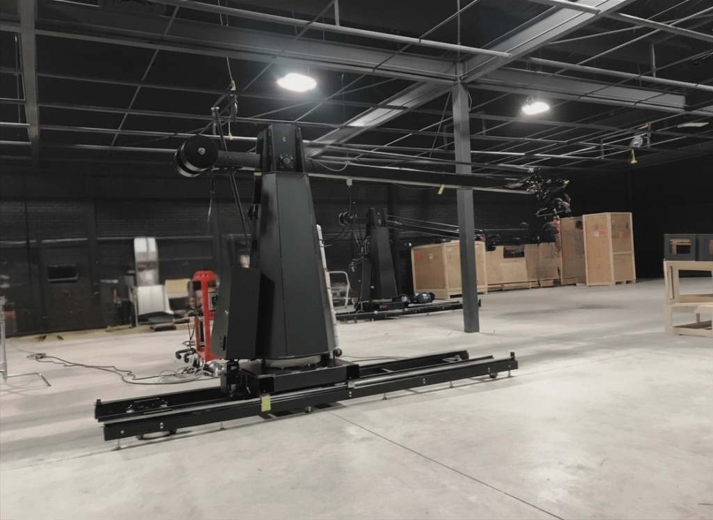Sistema Stop-U-Matic Senior de General Lift instalado por Motion Control México en taller de stop motion